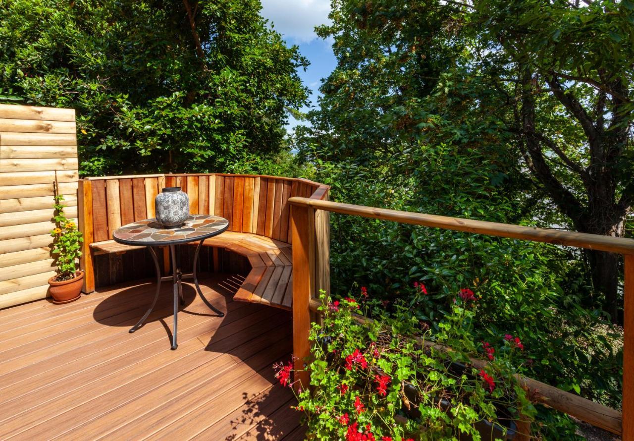 Porthole Log Cabin Minehead Exterior foto